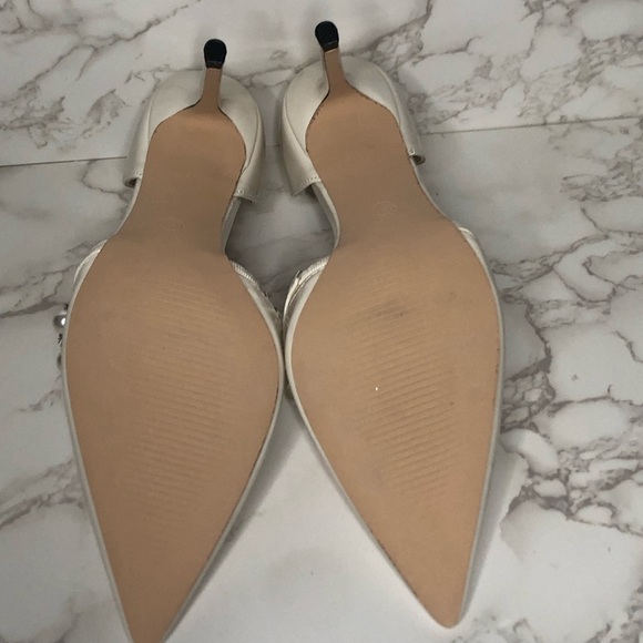 Coutgo Womens Pointed Toe D'Orsay Mid Stiletto Heel S- 6.5 - Picture 6 of 13